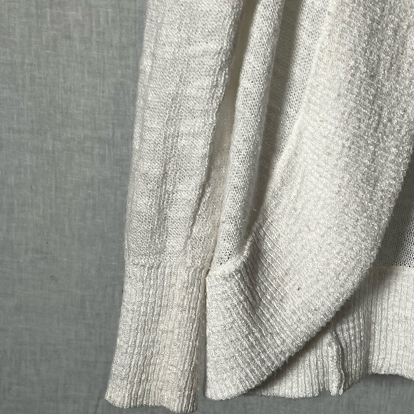 Lilly Pulitzer Women White Cardigan Sweater- Medium - Picture 3 of 9